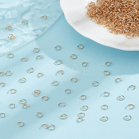 500Pcs 304 Stainless Steel Open Jump Rings STAS-LP0004-96-1