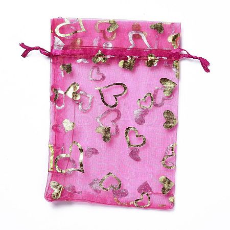 Organza Drawstring Jewelry Pouches LS-OP-I001-B08-1