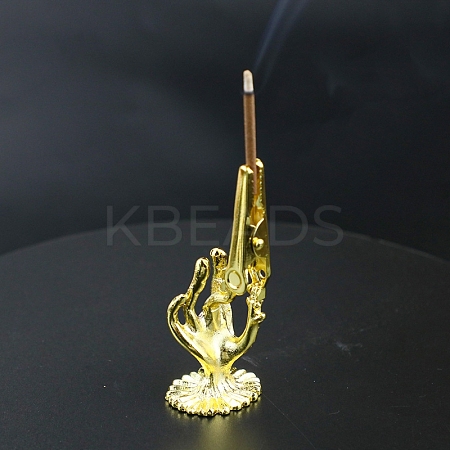 Alloy Incense Holder Clip PW-WG76DCD-02-1