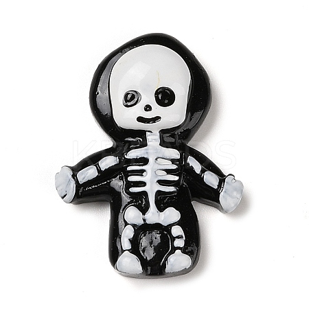 Skeleton Halloween Opaque Resin Decoden Cabochons LS-RESI-R446-01E-1