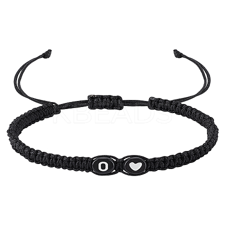 1Pc Adjustable Nylon Cord Braided Bracelets for Women Men BJEW-LP0001-31A-O-1