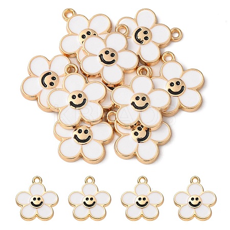 Alloy Enamel Pendants ENAM-YW0002-25A-1