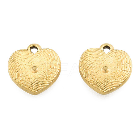 Ion Plating(IP) 201 Stainless Steel Pendant Rhinestone Settings STAS-N098-261LG-1