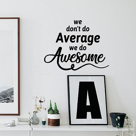 Translucent PVC Self Adhesive Wall Stickers STIC-WH0015-324-1