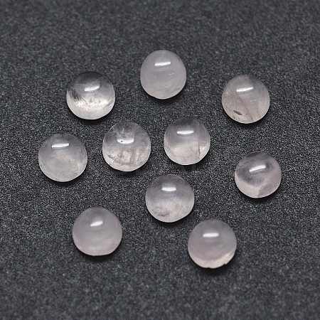 Natural Rose Quartz Cabochons G-O175-23-06-1