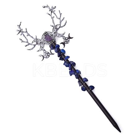 Triple Moon Lapis Lazuli Magic Wand PW-WG27908-01-1