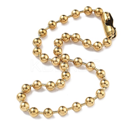 304 Stainless Steel Ball Chain Necklaces CHS-F009-01H-45cm-G-02-1