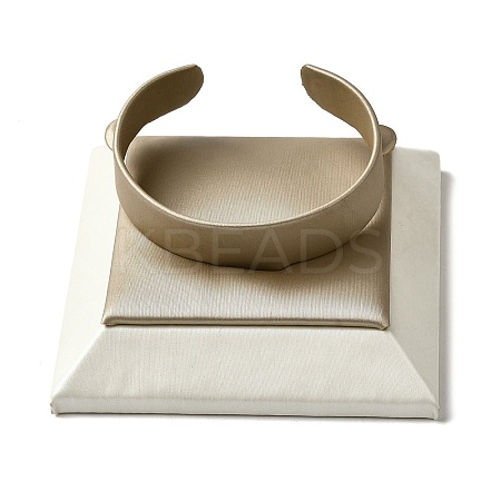 Imitation Leather Jewelry Bangle Display Stands ODIS-K005-01-1