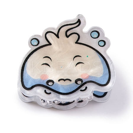 Cute Mini Sea Animal Acrylic Claw Hair Clips LS-PHAR-A012-03E-1