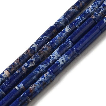 Synthetic Imperial Jasper Dyed Beads Strands G-D077-B01-12-1