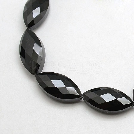 Crystal Glass Horse Eye Beads Strands LS-EGLA-F071-01-1