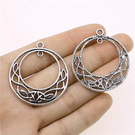 Tibetan Style Alloy Pendants FIND-H019-16AS-1