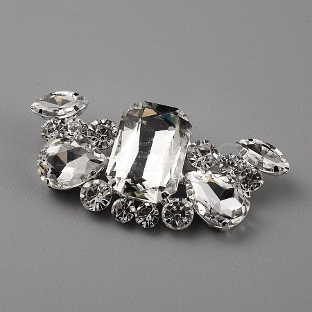Detachable Flower Shoe Decoration AJEW-WH0235-72-1