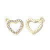 Rack Plating Alloy Rhinestone Charms PALLOY-M203-16LG-1