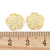 Rack Plating Brass Bead Caps FIND-T071-13G-01-2