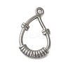 Non-Tarnish 304 Stainless Steel Pendants STAS-N103-65P-1