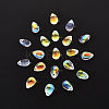20Pcs Transparent Spray Painted Glass Charms GLAA-YW0001-03A-1