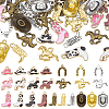 120Pcs 24 Styles West Cowboy Theme Alloy Enamel Pendants Sets FIND-PH0027-75-1
