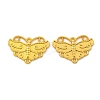 Zinc Alloy Cabochon Settings For Enamel PALLOY-Q446-01G-2