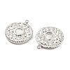 Non-Tarnish 304 Stainless Steel Pendant Cabochon Settings STAS-P333-02P-2