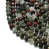 Natural Africa Bloodstone Beads Strands G-P573-A41-01-2