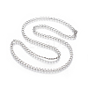 Non-Tarnish 304 Stainless Steel Curb Chain Necklaces LS-NJEW-E143-02P-1