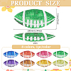 8Pcs 8 Colors PET Paillette Embroidered Cloth Sew on Patches PATC-FG0001-89-2