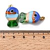 Handmade Lampwork Pendants LAMP-A007-01G-05-01-3