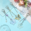 Electroplate Acrylic Butterfly Pendant Decorations KEYC-FZ00014-04-5