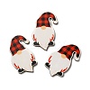Christmas Single Face Printed Wood Big Pendants LS-WOOD-H102-01D-1