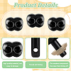 60Pcs Plastic Safety Noses DIY-GA0006-62C-3