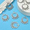 Tibetan Style Alloy Chandelier Components Links TIBE-YW0001-53-5