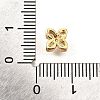 Brass Micro Pave Cubic Zirconia Beads KK-D356-03C-G-3
