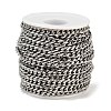 Tarnish Resistant Men's Jewelry Making 201 Stainless Steel Curb Chains CHS-A003B-1.5mm-4