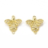 Brass Micro Pave Cubic Zirconia Connector Charms KK-E068-VB364-2