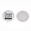 Non-Tarnish 201 Stainless Steel Pendants LS-STAS-T064-38P-26-1