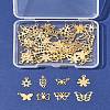 60Pcs 10 Styles 304 & 201 Stainless Steel Charms STAS-FS0001-93-9