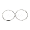 Tarnish Resistant 304 Stainless Steel Split Key Rings STAS-P178-50x2.3mm-P-2