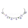 Glass with Malaysia Jade Beaded Necklaces NJEW-JN04680-01-1