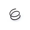 Double Nose Ring for Single Piercing AJEW-C010-02EB-02-1