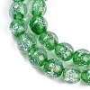 Handmade Gold Foil Lampwork Beads Strands LAMP-Q002-01B-2