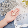 500Pcs 5 Style Iron Soldered Closed Jump Rings IFIN-PH0001-58-5