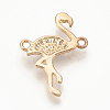 Alloy Rhinestone Links connectors X-ALRI-Q235-007G-3