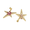 Brass Micro Pave Cubic Zirconia Pendants KK-S526-28G-2
