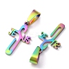 Easter 304 Stainless Steel Pendants STAS-Z018-14MC-2