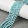 Natural Amazonite Beads Strands G-V001-A01-2mm-1