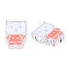 Transparent Acrylic Enamel Beads TACR-N012-005D-3