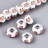 Opaque Resin European Beads RPDL-T004-01O-1