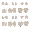 Natural Freshwater Shell Pendants SHEL-CJ0001-03-1