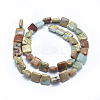 Natural Aqua Terra Jasper Beads Strands G-I213-07-10mm-2